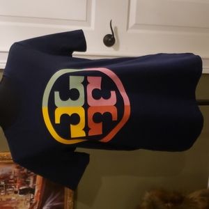 Tory Burch Color-Block Logo T-Shirt